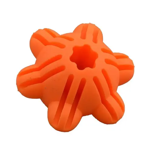 [APP52321] AMAZING PET Sparky Gear Orange 3 1/4" x 2 3/4" 