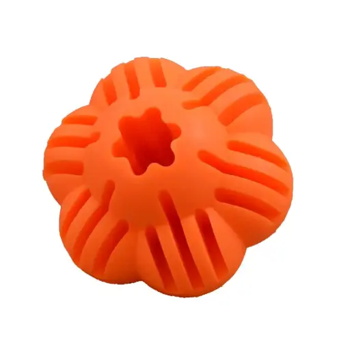 [APP52323] AMAZING PET Sparky Star Orange 3 1/4" x 2 1/4" 
