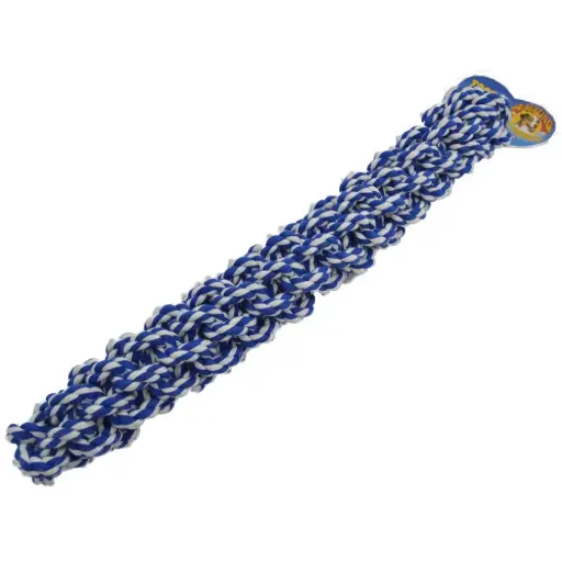 [APP56076] AMAZING PET Rope Retriever 18" Blue/White