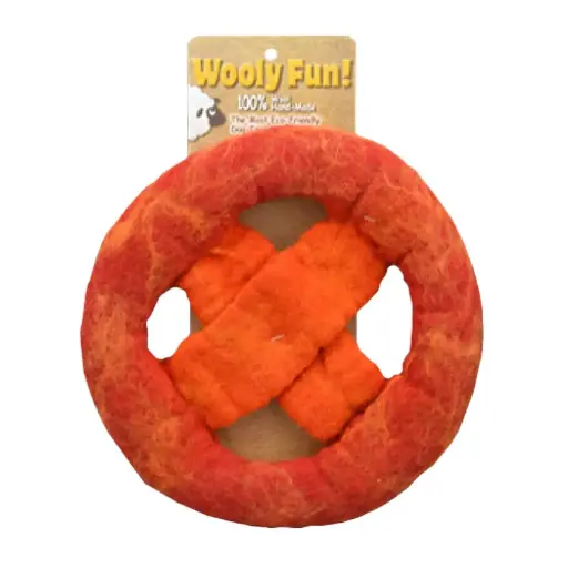 [APP86095] AMAZING PET Wooly Fun Disk Red