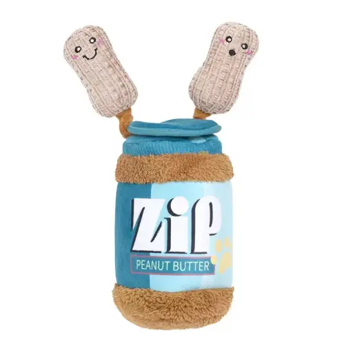 [ZP68110] ZIPPY PAWS Bungee Burrow Peanut Butter Jar