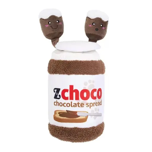 [ZP68112] ZIPPY PAWS Bungee Burrow Chocolate Spread Jar