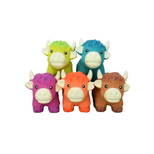 [MP44303] MULTIPET Minipet Latex Highland Cow 3"