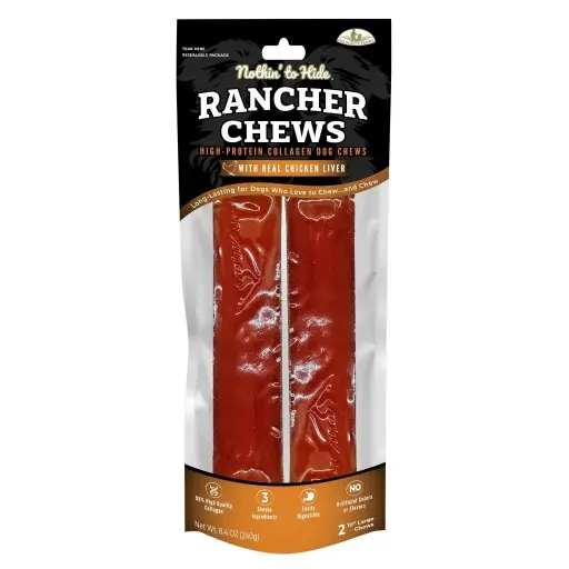 [FF63561] NOTHIN' TO HIDE Rancher Chew Chicken 10" 2pk