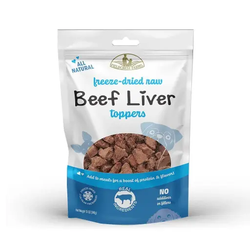 [FF07757] FIELDCREST FARMS Beef Liver Topper 12oz