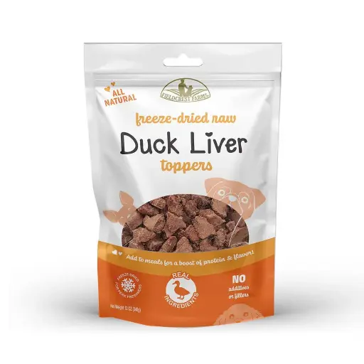[FF07787] FIELDCREST FARMS Duck Liver Topper 12 oz