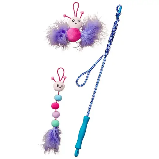 [E52248] ETHICAL/SPOT Loopity Loop Wand Butterfly/Caterpiller