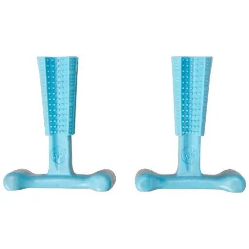 [E55010] ETHICAL/SPOT Bam-Bone Puppy 2pk Blue Chicken 4"