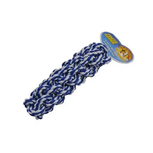 [APP56070] AMAZING PET Rope Retriever 7.5" Blue/White
