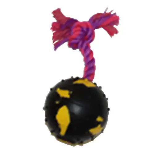 [APP76289] AMAZING PET Rope w/4" Ball Purple/Magenta