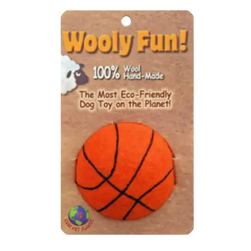 [APP86020] AMAZING PET Wooly Fun Sport Ball 3.5" Basketball