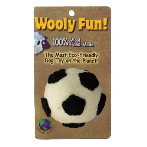 [APP86023] AMAZING PET Wooly Fun Sport Ball 3.5" Soccer Ball