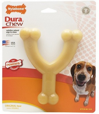 [N214PX] NYLABONE DuraChew Wishbone Wolf