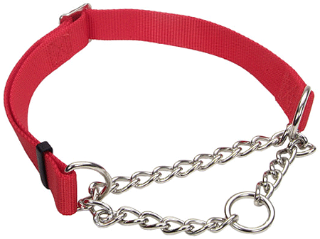 [CA6610 RED] *COASTAL Adjustable Check Choke Training Collar 14-20x3/4 Red