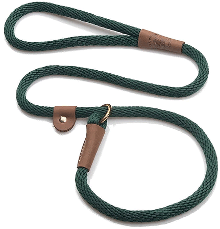 [MEN026 HUNTER] MENDOTA Slip Lead 6'x3/8" Hunter Green