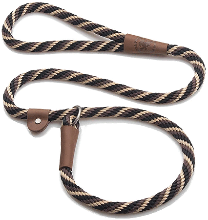 [MEN025 MOCHA] MENDOTA Slip Lead 4'x3/8" Mocha