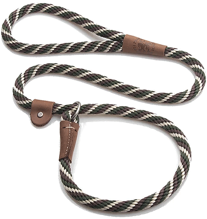 [MEN025 WOODLANDS] MENDOTA Slip Lead 4'x3/8" Woodlands