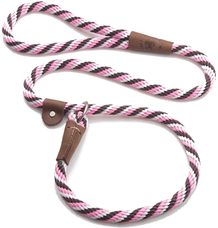 [MEN026 PINK CHOCL] MENDOTA Slip Lead 6'x3/8" Pink Chocolate
