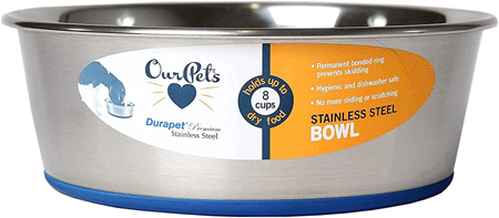 [OP04109] OURPETS Durapet Premium Stainless Steel Bowl 7 Cup