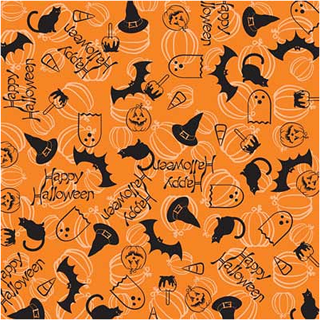 [BAN702] BANDANNA Happy Halloween 12pk