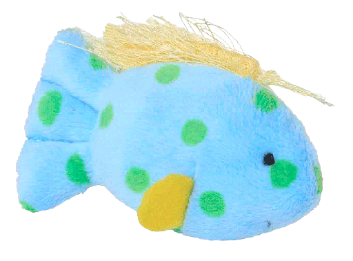 [MP36482] MULTIPET Look Who's Talking Cat Toy Fish 2.75"