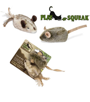 [OP10343] PLAY-N-SQUEAK Twice the Mice 2pk