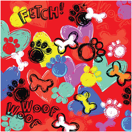 [BAN340] BANDANNA Fetch 12pk