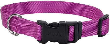 [CA6901 ORCHID] COASTAL TUFF Adjustable Dog Collar 18-26x1 Orchid