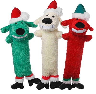 [MPH17746] MULTIPET Holiday Loofa Dog Santa 12"