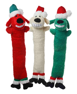 [MPH17749] MULTIPET Holiday Loofa Dog Santa 18"