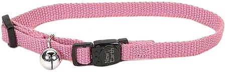 [CA14701 ROSE] COASTAL Soy Cat Collar Adj 3/8in x 8-12in Rose