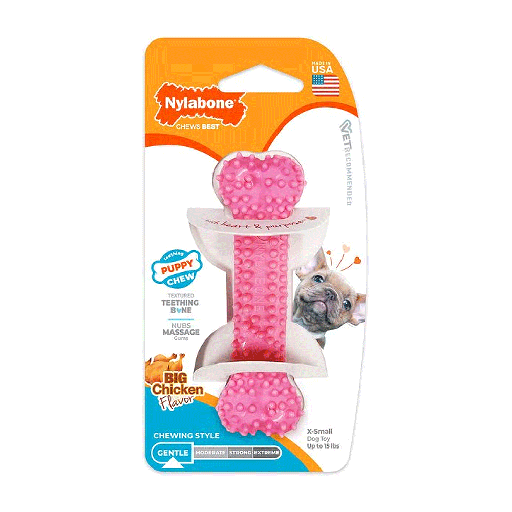 [NPP901PR] NYLABONE Puppy Chew Pink Petite