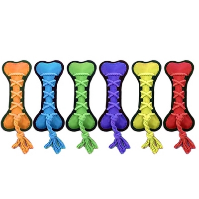 [MP43439] MULTIPET Cross-Ropes Bone 11.5"