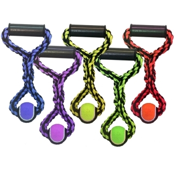 [MP29520] MULTIPET Nuts For Knots Rope Tug w/Ball 20"