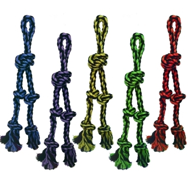 [MP29517] MULTIPET Nuts For Knots Rope w/Danglers 15"